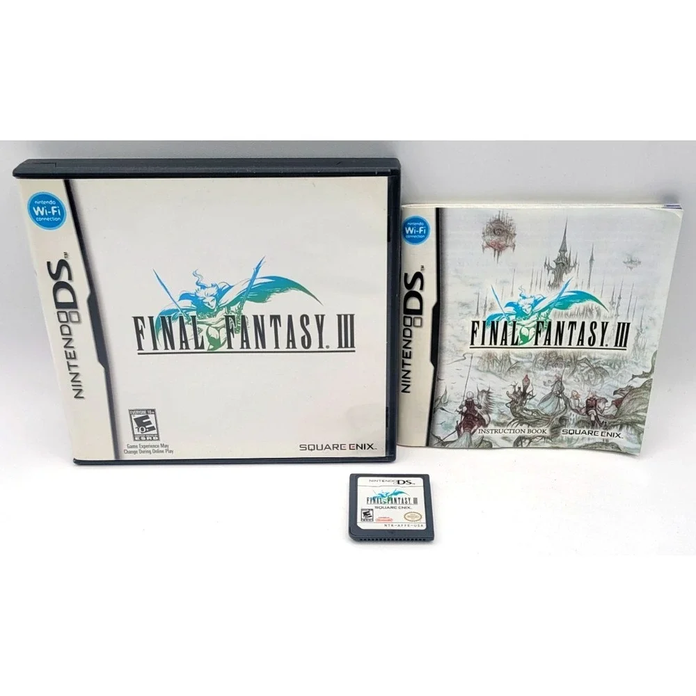 Final Fantasy III (Nintendo DS, 2006) CIB COMPLETE IN BOX‎